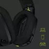 LOGITECH G435 Lightspeed Bezprzewodowy Zestaw Słuchawkowy do Gier - Czarny