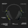 LOGITECH G435 Lightspeed Bezprzewodowy Zestaw Słuchawkowy do Gier - Czarny