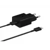 Ładowarka mobilna Samsung EP-T1510XBEGEU, 1 port USB-C, wyjście 9V/1.67A, kabel 1 m, czarna