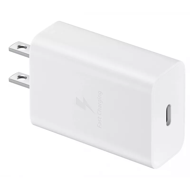 Szybka ładowarka sieciowa Samsung EP-T1510XWEGEU, USB-C 1-port, 5–9V, kabel 1 m, Biała