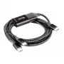 Kabel ładujący CLUB3D USB Type-C, Y do 2x USB Type-C, maks. 100W, 1,83m/6ft M/M