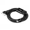 Kabel ładujący CLUB3D USB Type-C, Y do 2x USB Type-C, maks. 100W, 1,83m/6ft M/M