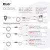 Kabel ładujący CLUB3D USB Type-C, Y do 2x USB Type-C, maks. 100W, 1,83m/6ft M/M