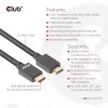CLUB3D Ultra High Speed HDMI™ Certified Cable 4K120Hz 8K60Hz 48Gbps M/M 5m/16.4ft