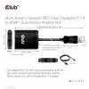 CLUB3D Multi Stream Transport (MST) Hub DisplayPort 1.4 na HDMI Podwójny Monitor 4K60Hz M/F