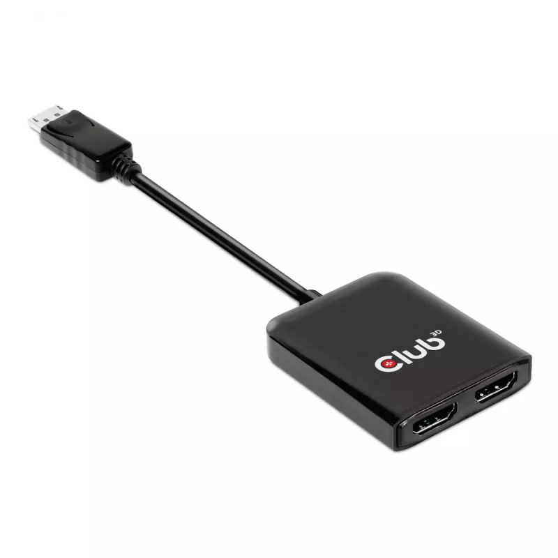 CLUB3D Multi Stream Transport (MST) Hub DisplayPort 1.4 na HDMI Podwójny Monitor 4K60Hz M/F