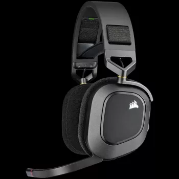 Słuchawki gamingowe CORSAIR HS80 - bezprzewodowe - Carbon