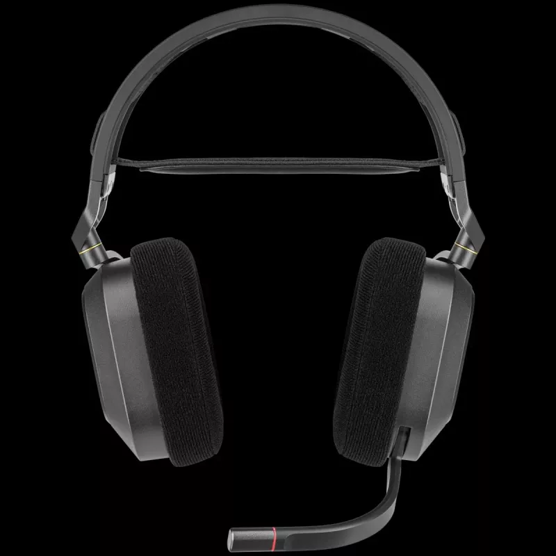 Słuchawki gamingowe CORSAIR HS80 - bezprzewodowe - Carbon