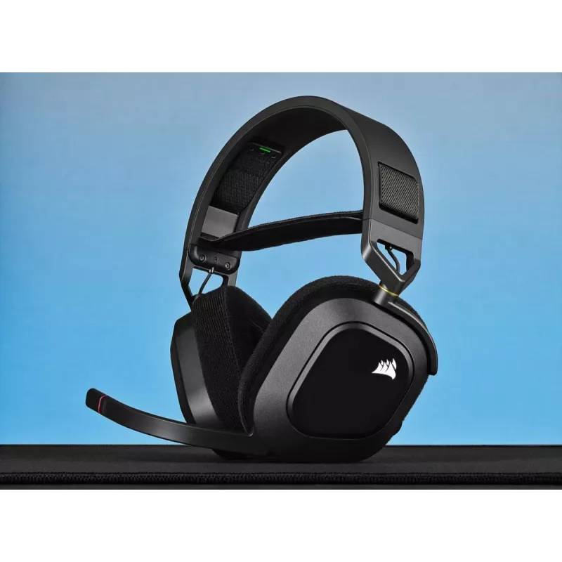 Słuchawki gamingowe CORSAIR HS80 - bezprzewodowe - Carbon
