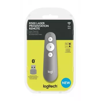 LOGITECH R500 Laser Presentation Remote Grey