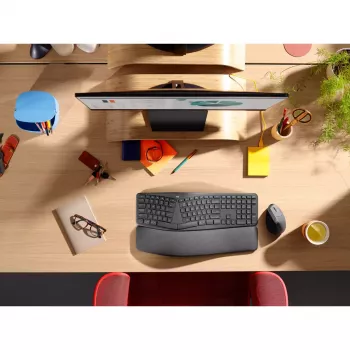 LOGITECH Ergo K860 - Bezprzewodowa dzielona klawiatura Business Graphite Qwerty Pan Nordic