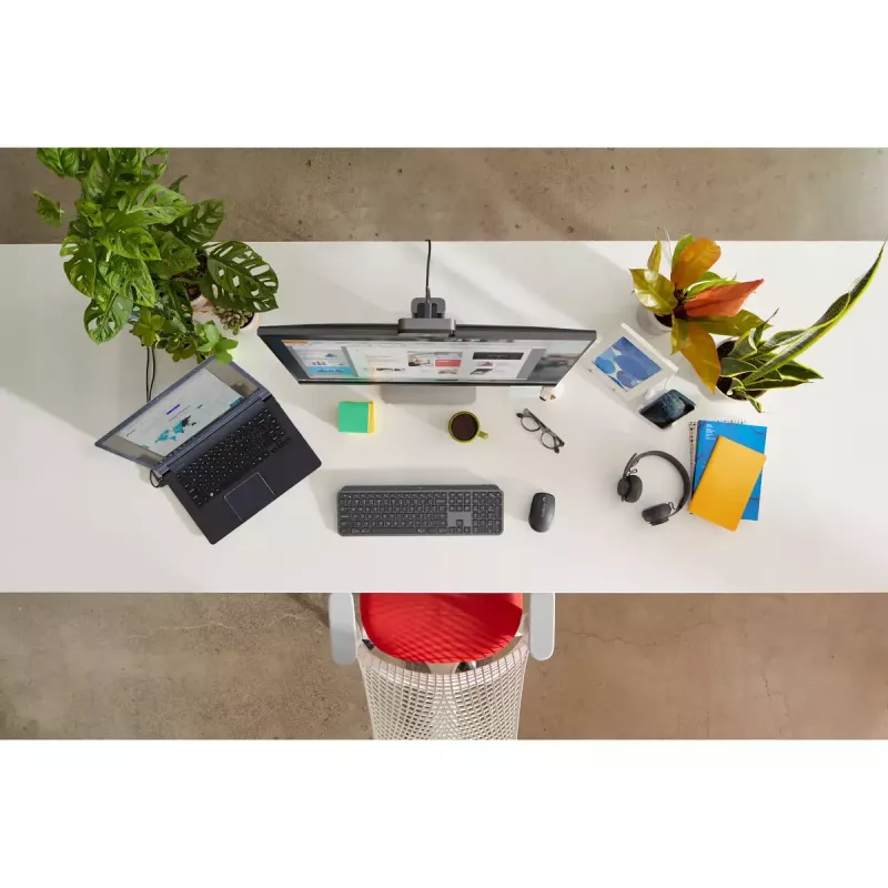 LOGITECH MX Keys For Business - Bezprzewodowa klawiatura - Grafit - US International Qwerty