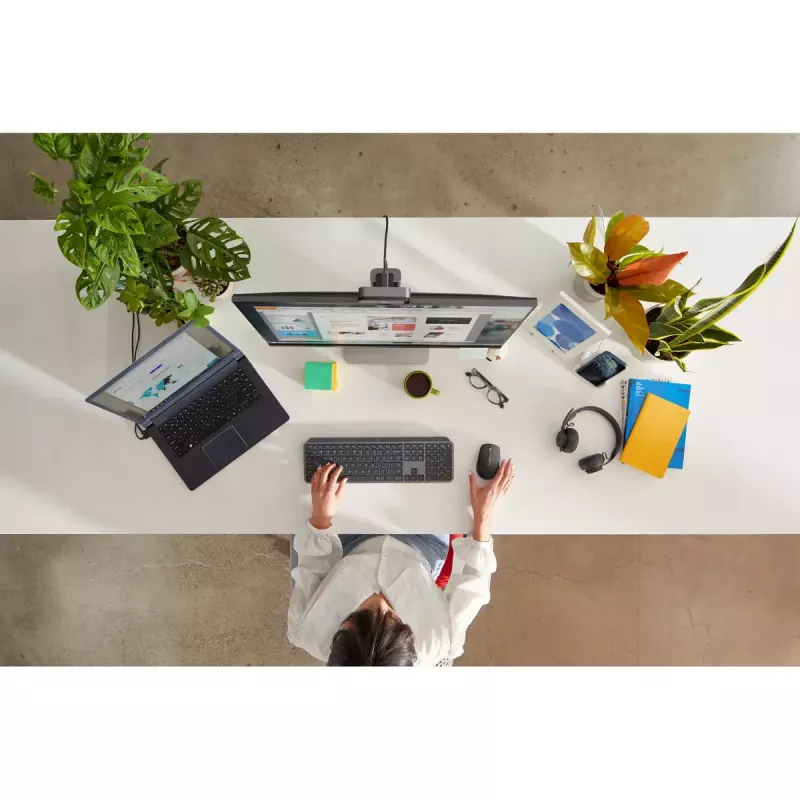 LOGITECH MX Keys For Business - Bezprzewodowa klawiatura - Grafit - US International Qwerty