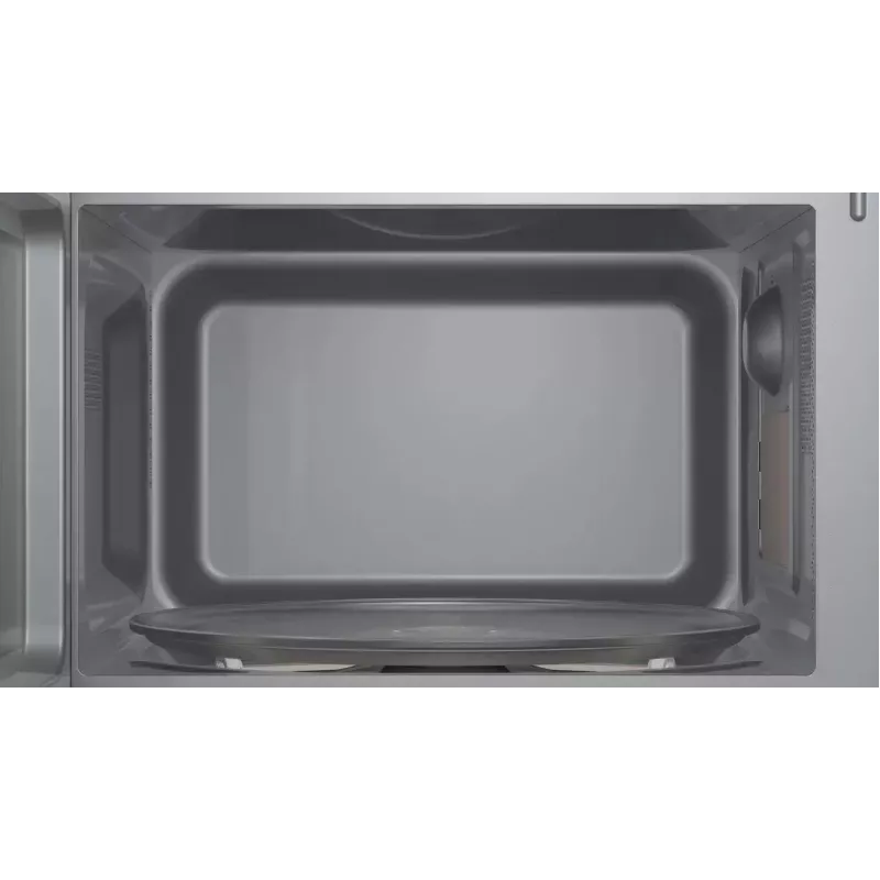 Kuchenka mikrofalowa wolnostojąca Bosch Serie 2 FFL023MW0 — 800 W, 20 L, 5 poziomów mocy, talerz obrotowy 270 mm, biała