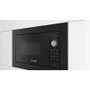 Kuchenka mikrofalowa Bosch Serie 2 BFL623MB3 Czarna Solo Mikrofalowa Do zabudowy 20 L 800 W