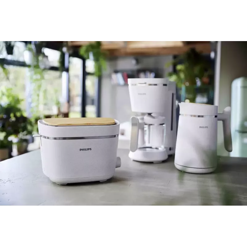 Toster Philips HD2640/10 Eco Conscious Edition, 2 kromki, 830 W, biały