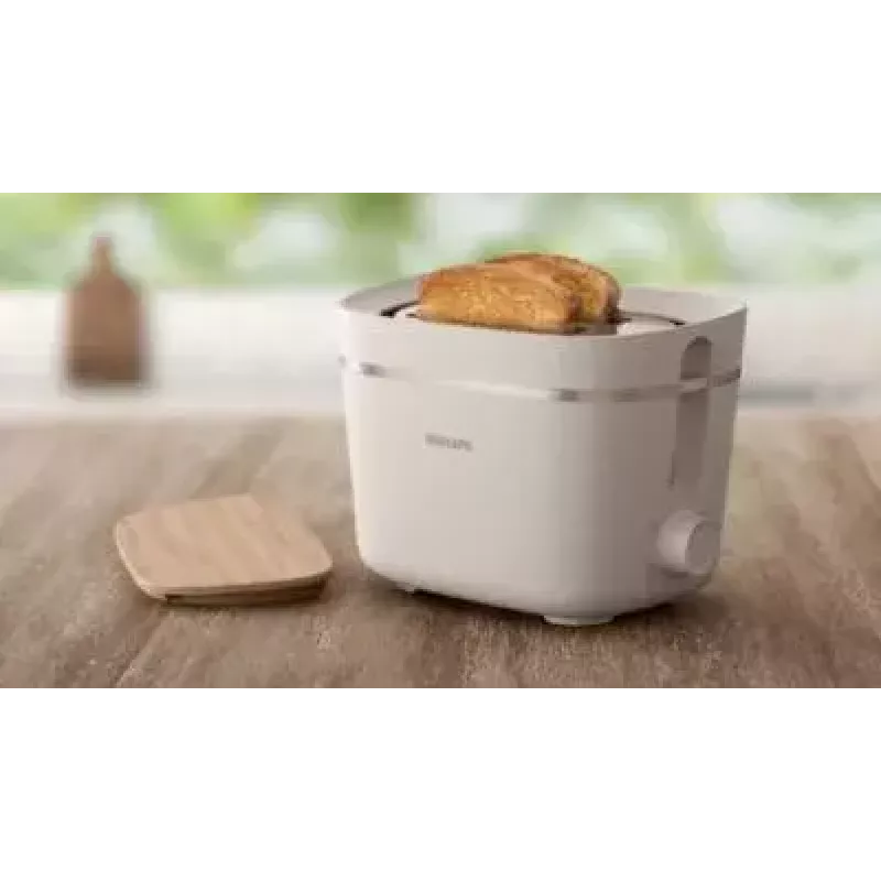 Toster Philips HD2640/10 Eco Conscious Edition, 2 kromki, 830 W, biały