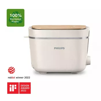 Toster Philips HD2640/10 Eco Conscious Edition, 2 kromki, 830 W, biały