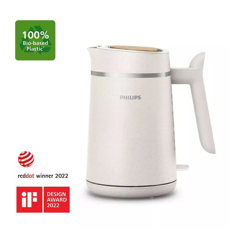 Czajnik elektryczny Philips HD9365/10 1,7 l 2200 W biały, bezprzewodowy z obrotową podstawą 360°