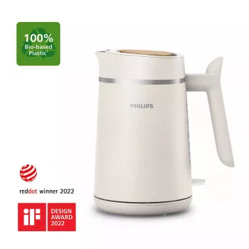 Czajnik elektryczny Philips HD9365/10 1,7 l 2200 W biały, bezprzewodowy z obrotową podstawą 360°
