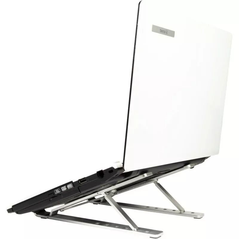 INTER-TECH Nbs-200 Podstawka pod notebook srebrna 39,6 cm (15.6)