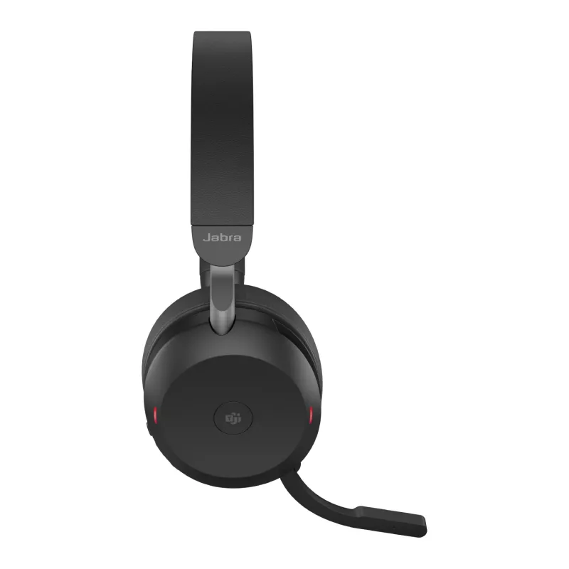 Jabra Evolve2 75 - USB-C MS Teams z podstawką biurkową - czarny, przewodowy i bezprzewodowy, rozmowy/muzyka, 20 - 20000 Hz, 197 g, słuchawki, czarny