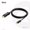 CLUB3D HDMI do USB Type-C aktywny kabel 4K60Hz M/M 1,8 m / 6 ft