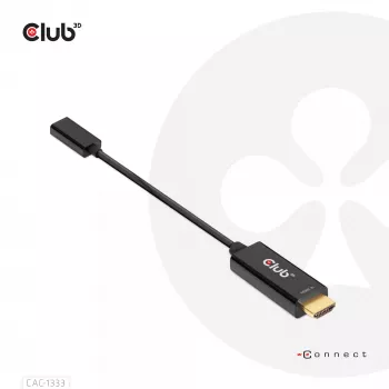 Aktywny adapter CLUB3D HDMI na USB Type-C 4K60Hz M/F