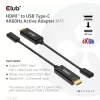 Aktywny adapter CLUB3D HDMI na USB Type-C 4K60Hz M/F