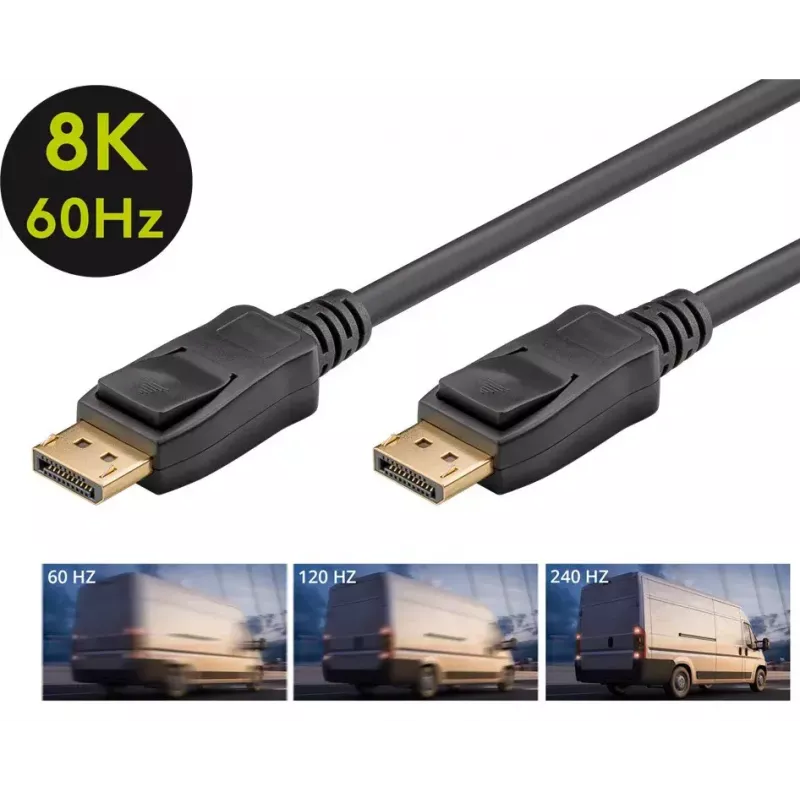 Kabel DisplayPort Goobay 58534 2 m czarny