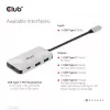 CLUB3D USB Gen2 Type-C PD Charging Hub do 2x Type-C 10G portów i 2x USB Type-A 10G portów