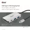 CLUB3D USB Gen2 Type-C PD Charging Hub do 2x Type-C 10G portów i 2x USB Type-A 10G portów