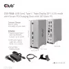 Stacja dokująca CLUB3D CSV-1568 Metalowa obudowa USB Gen2 Type-C USB Gen2 Type-A HDMI DP VGA RJ45 120W