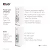 Stacja dokująca CLUB3D CSV-1568 Metalowa obudowa USB Gen2 Type-C USB Gen2 Type-A HDMI DP VGA RJ45 120W
