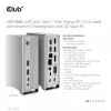 Stacja dokująca CLUB3D CSV-1568 Metalowa obudowa USB Gen2 Type-C USB Gen2 Type-A HDMI DP VGA RJ45 120W