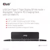 Stacja dokująca CLUB3D USB Gen1 Type-C Triple Display DP Alt mode Displaylink z dynamicznym ładowaniem PD i zasilaczem 120 W