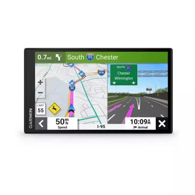 Nawigacja samochodowa GPS GARMIN DriveSmart 76 — 7-calowy ekran dotykowy TFT, 32 GB pamięci, Wi‑Fi, Bluetooth, dożywotnie aktualizacje map (EU MT-S)