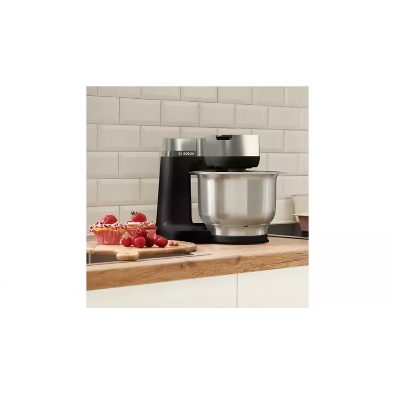 Bosch Serie 2 MUMS2VM00 robot kuchenny 900 W 3,8 l czarny, srebrny