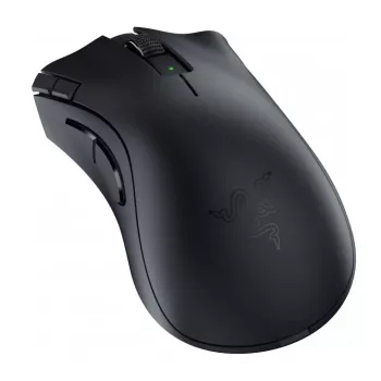 Mysz gamingowa Razer DeathAdder V2 X HyperSpeed — praworęczna, bezprzewodowa 2,4 GHz/Bluetooth, 14 000 DPI, 7 przycisków, bateria AA, 103 g, czarna