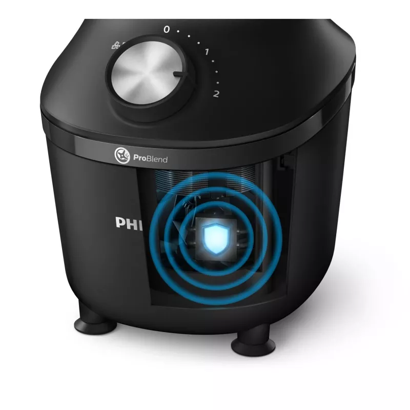 Philips 3000 series HR2191/01 blender 2 L Blender stołowy 600 W Czarny, Przezroczysty