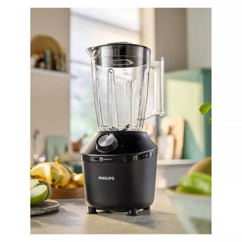 Philips 3000 series HR2191/01 blender 2 L Blender stołowy 600 W Czarny, Przezroczysty
