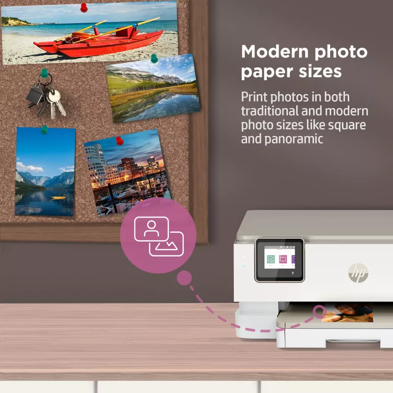 HP ENVY Inspire 7220e Bezprzewodowa kolorowa drukarka wielofunkcyjna, Instant Ink; Kopiarka, Skaner