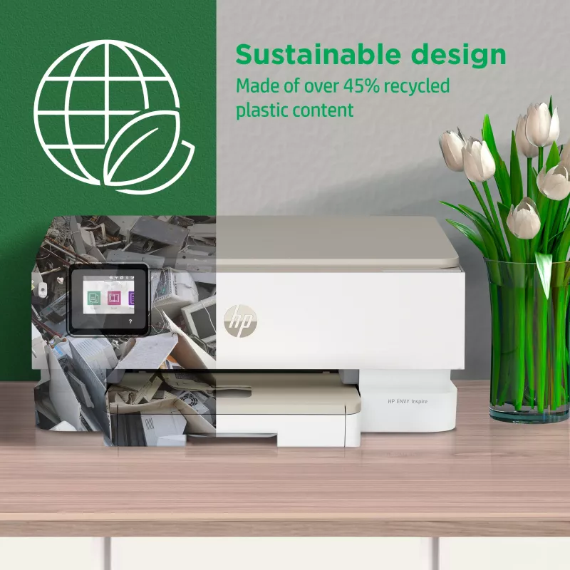 HP ENVY Inspire 7220e Bezprzewodowa kolorowa drukarka wielofunkcyjna, Instant Ink; Kopiarka, Skaner