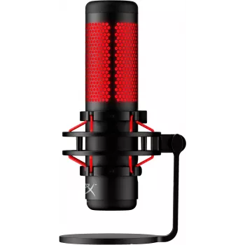 HyperX QuadCast - Mikrofon USB (czarno-czerwony) - czerwone podświetlenie