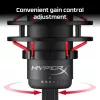 HyperX QuadCast - Mikrofon USB (czarno-czerwony) - czerwone podświetlenie