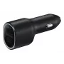Ładowarka samochodowa Samsung EP-L4020 40W (wejście 12V) USB-C 25W+15W czarna do smartfonów