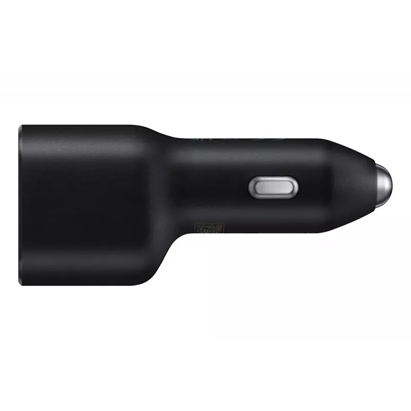 Ładowarka samochodowa Samsung EP-L4020 40W (wejście 12V) USB-C 25W+15W czarna do smartfonów