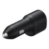 Ładowarka samochodowa Samsung EP-L4020 40W (wejście 12V) USB-C 25W+15W czarna do smartfonów