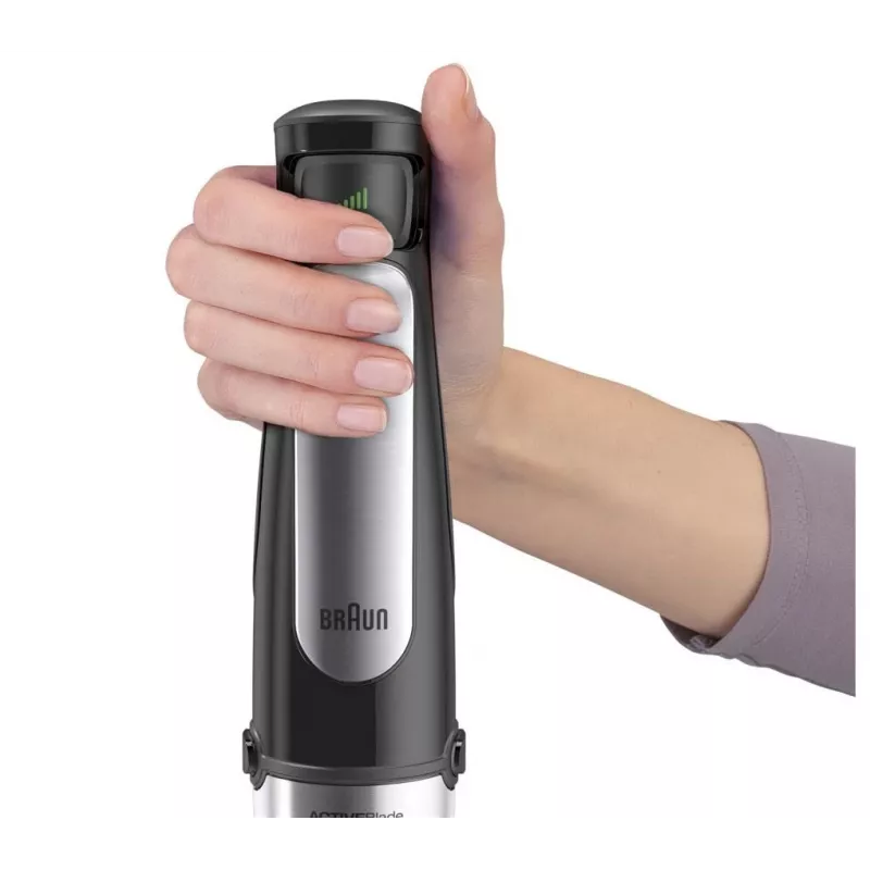 Braun MQ 7000X 0,6 l blender ręczny 1000 W czarny, stal satynowana
