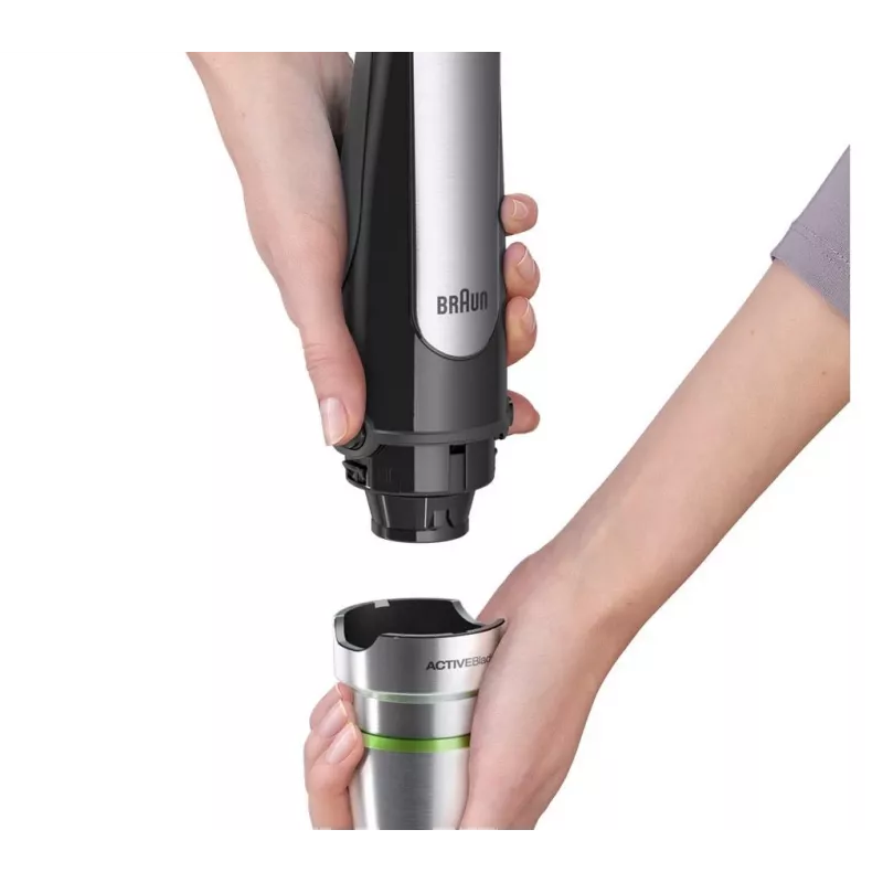 Braun MQ 7000X 0,6 l blender ręczny 1000 W czarny, stal satynowana